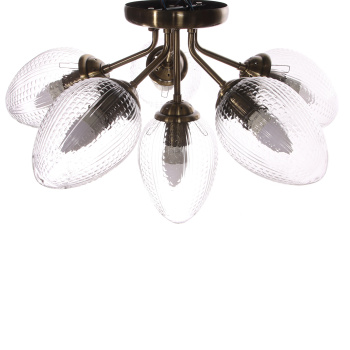 Люстра N5121/6 АВ Е27 6*40Вт ( h=325; d=560)  VERNER LIGHTING *1 Люстра N5121/6 АВ Е27 6*40Вт ( h=325; d=560)  VERNER LIGHTING *1