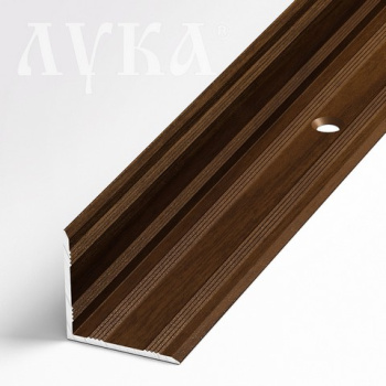 Порог-угол ВНУТРЕННИЙ ПУ 05-1 900мм 094 венге (20*20мм) Лука *1/6/48