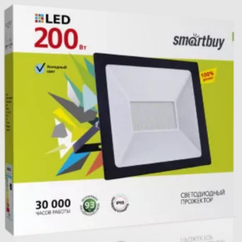 Прожектор светодиодный 200Вт 6,5К IP65 Smarbuy-200W-6500K-IP65 *1/5