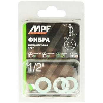 Прокладка из фибры 1/2" (3 шт.) MP (131248) *1/10/150