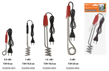 Кипятильник электрический ЭК-2 230В ТЭН 24см TDM SQ2505-0004