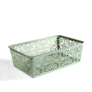 Корзина для хранения пластм. "Floral" 300х195х95мм арт.431296228(431296222,431296218) Бытпласт *1/18