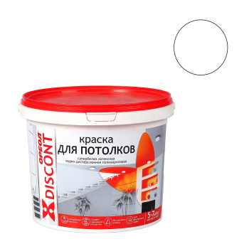Краска акриловая 6.5 кг для потолков ДИСКОНТ ОРЕОЛ