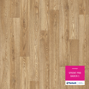 Линолеум 4 м Tarkett Sprint Pro Baden 1, полукоммерческий, 32 класс, 1.8 мм