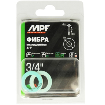 Прокладка из фибры 3/4" (2 шт.) MP (131249) *1/10/150