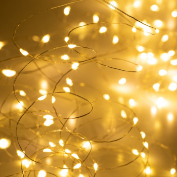 Гирлянда «Занавес роса» ЭРА, 3х3 м, 8 режимов, мульти, 300 LED, IP20, USB