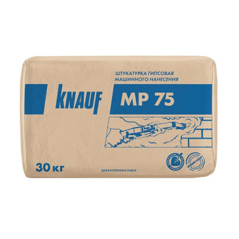 Штукатурка гипсовая KNAUF MP 75, 30 кг