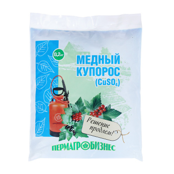 Медный купорос Пермагробизнес, 200 г Медный купорос Пермагробизнес, 200 г