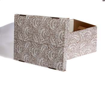 яяяКоробка д/хранения картон 370x280x180мм "Мелисса" кофейный Д20104.0014 *1/20