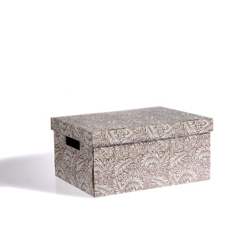 яяяКоробка д/хранения картон 370x280x180мм "Мелисса" кофейный Д20104.0014 *1/20