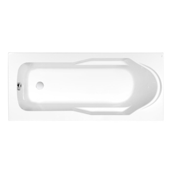 Ванна акриловая 160x70 см Cersanit Santana, универсальная, без ножек