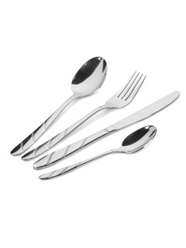 Ложка чайная нерж. "Pearl" КОМПЛЕКТ 2ШТ на подвеске DMC062 "Domenik" *1/12/72