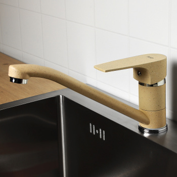 Смеситель для кухни Potato P49222-9, длинный излив, рычажный