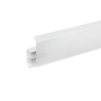 Плинтус напольный Winart 318, 2.2 м, 80 мм, белый матовый