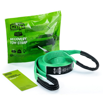 Трос буксировочный HITCH RS REGULAR масса авто 2,5т разрывная 7,5т 5 м лента 50 мм петля-петля