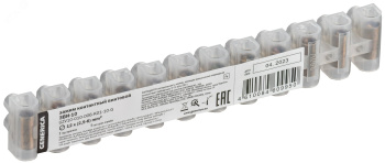 Колодка клемная ЗВИ-10 2,5-6мм2 (12пар) белый GENERICA IEK *10/800