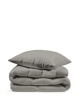 Комплект 2сп поплин Niteva 19250 кварц пододеяльник + наволочка 70*70см - 2шт *1/8