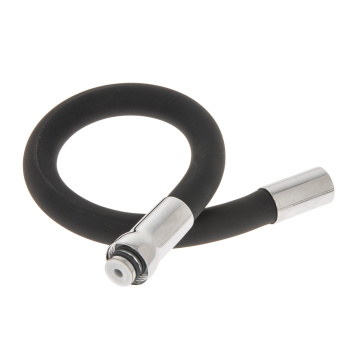 Излив для смесителя Рotato P68-1L гибкий силиконовый черный *1/20