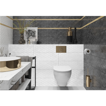 Плитка настенная Rubi рельефная 200*600*8 TWU11RUB707 Alma Ceramica