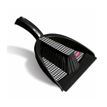 Комплект д/уборки:Щетка-сметка+Совок для мусора пластм. с резинкой "Пепита" 062132 "York" *1/12