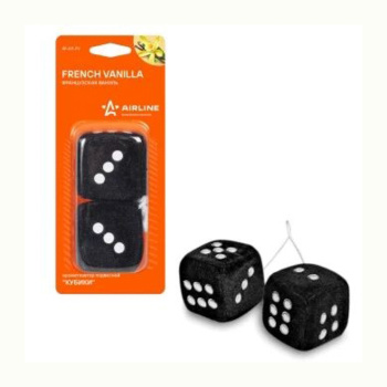 Ароматизатор подвесной Airline Кубики, французская ваниль AF-I01-FV 2654009