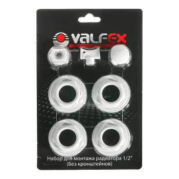 Набор для монтажа радиаторов VALFEX, 1/2", без кронштейнов Набор для монтажа радиаторов VALFEX, 1/2", без кронштейнов