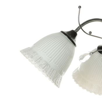 Люстра Verner Lighting N0538/5, 40 Вт, E14, 5 ламп, хром/черный