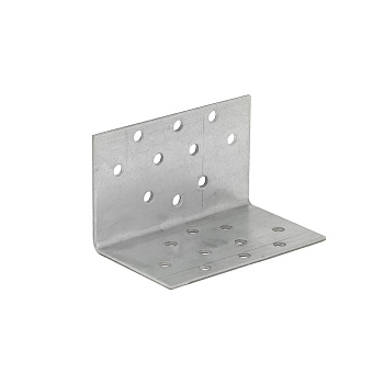 Уголок крепежный равносторонний 50х50х80х2мм KUR-50х80 *100