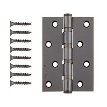 Петля универсальная 100*70*2,5мм НИКЕЛЬ черный BN (комплект 2шт.) AVERS *1/6/48