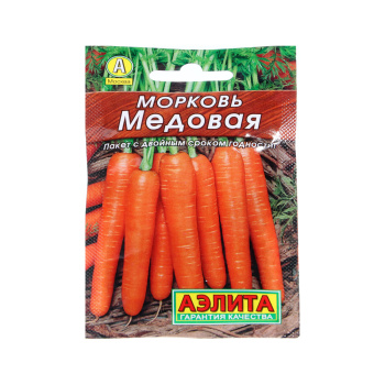 Семена Морковь Медовая 2гр Аэлита Лидер *10/500 Семена Морковь Медовая 2гр Аэлита Лидер *10/500