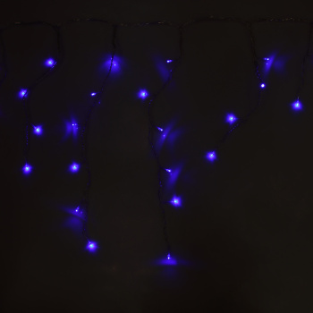 Гирлянда Бахрома, 24 В, VEGAS, 3х0,6 м, 72 лампы, 18 нитей (нужен блок ЕД 711)