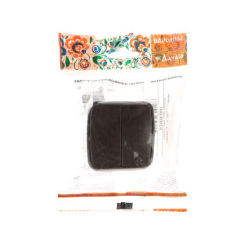 Выключатель Дача ОП 2кл. венге 10А Народная SQ1824-0042