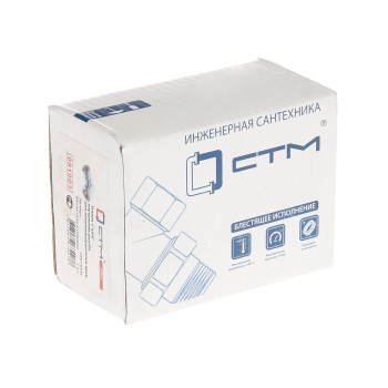 Уголок сан.тех 1*3/4" для п/с М/М (хром) СТМ CPLF0134 *1