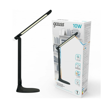 Светильник настольн. Gauss Qplus GTL701 (светодиод. 6Вт сенсор. выкл+ с диммером) розовый 220В *1/30