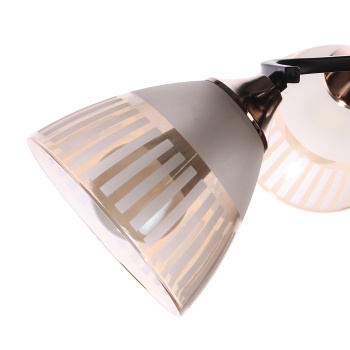 Люстра A3938/4 FGD+ВК Е27 4*40Вт ( h=250; d=640)  S=16м2 VERNER LIGHTING *1