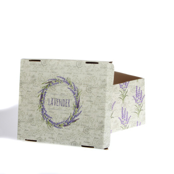 яяяКоробка д/хранения картон 320x260x170мм "Лаванда" Д20104.0010 *1/20