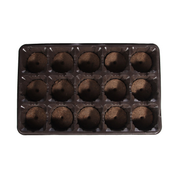 Минипарник с торфяными таблетками 55 мм, 15 ячеек