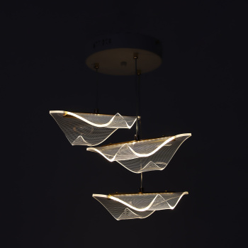 Люстра S2121/3 WT LED 3000К-6500К (h=800, d=360) б/пульта  VERNER LIGHTING *1 Люстра S2121/3 WT LED 3000К-6500К (h=800, d=360) б/пульта  VERNER LIGHTING *1