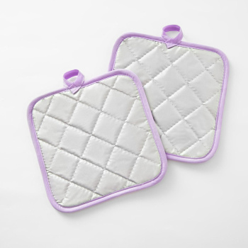 Прихватка 17х17см Love (2 шт) 100% полиэстер Доляна *1