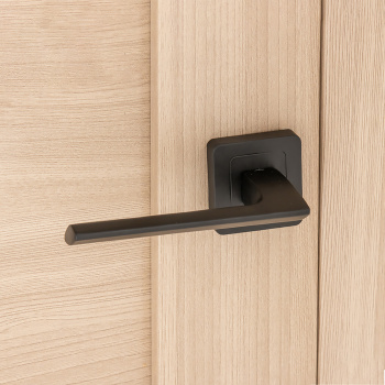 Ручка раздельная ЧЕРНЫЙ матовый H-22105-A-BLM Code Deco *1/18