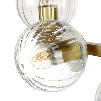 Люстра NQ36427/4 GD 4*40W E27 220V (l-460; w-245; h-410)  VERNER LIGHTING *1