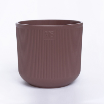 Кашпо пластм. "Росси" 4,4л d верха 190мм h170мм со вставкой Инжир AMR-4,4-05 ("VipSet") *1/8