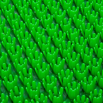 Коврик щетинистый 60*90 см на прот. осн. (зеленый) "KOVROFF" Травка (арт.12163)  *1/25 (МЭ70)