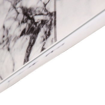 Панель ПВХ 2700х250 мм КронаПласт UNIQUE, марвин белый, 0.675 м²