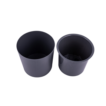 Кашпо пластм. "Genius"  2,5л d верха 157мм h156мм со вставкой Серый 76405*1/16