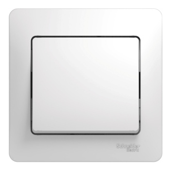 Выключатель "Glossa" СП 1кл. белый в сборе GSL000112 *15/90